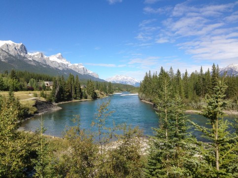 The Bow River from Prospect Heights.